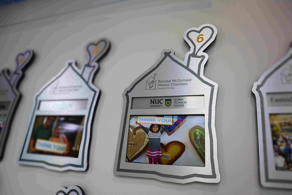 Ronald McDonald House Charity Plaque